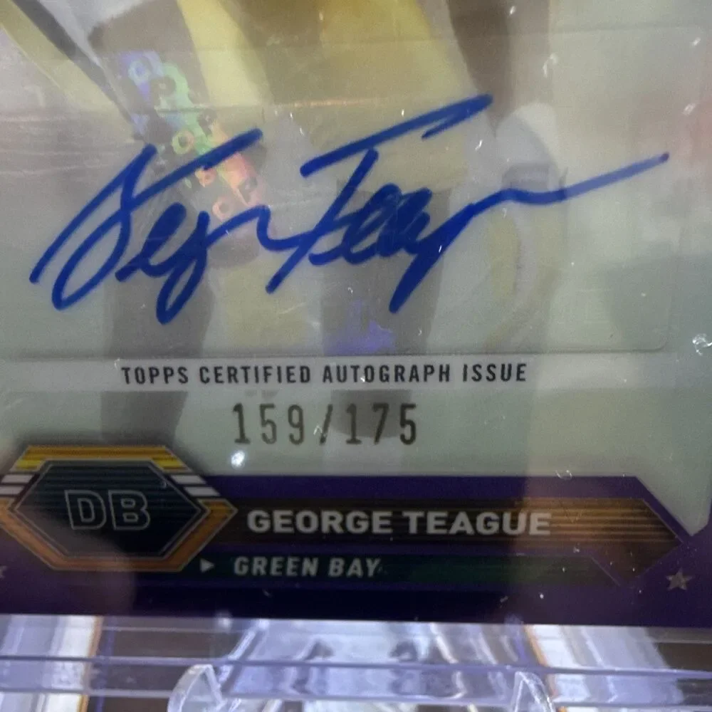 Topps 2023 Topps Composite George Teague Packers TCA-GT Purple /175 Auto